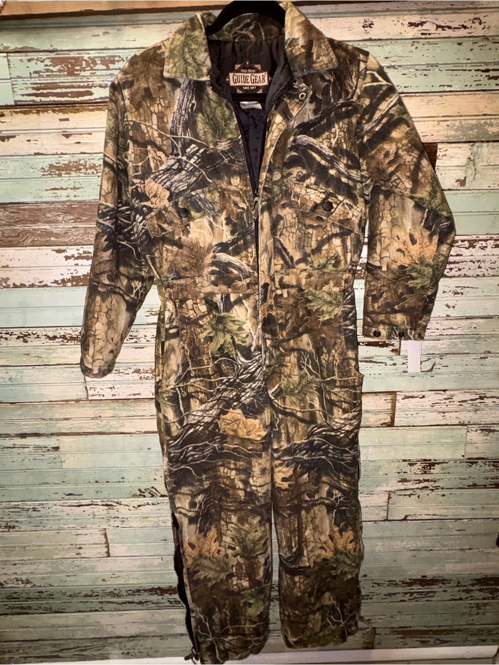 Boys Realtree Camo Insulated Coverall Jacket
